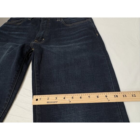 Frye Dark Wash Jeans Men’s 34x32 Tapered Cotton Lycra Stretch Denim - Picture 14 of 14